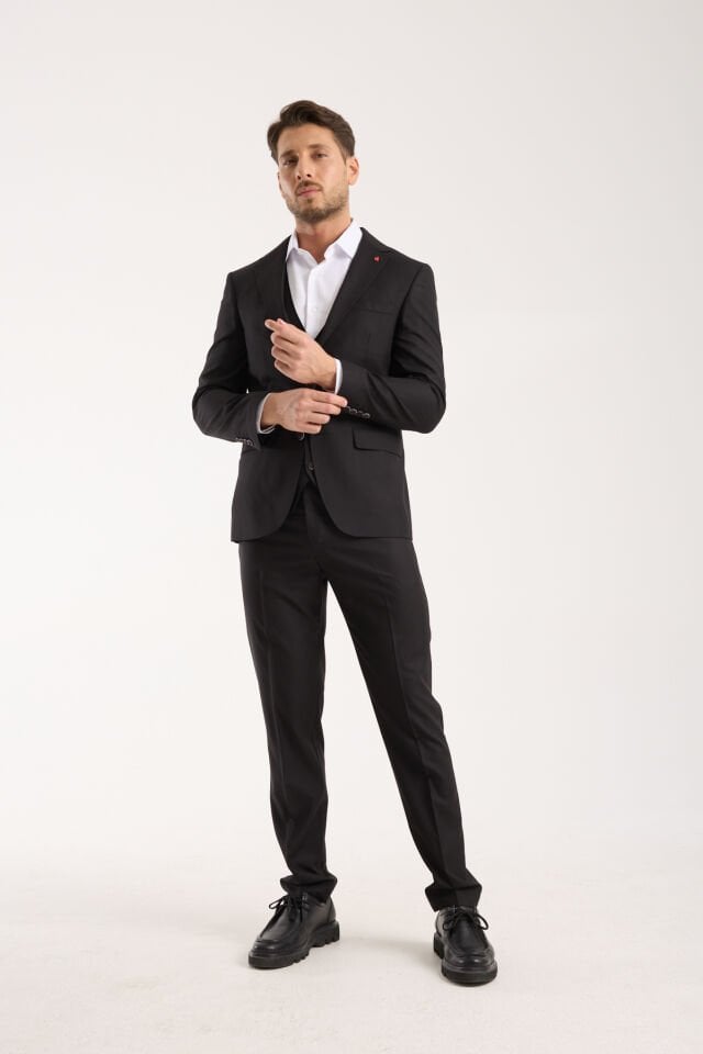 3’lü Takım Elbise - Siyah