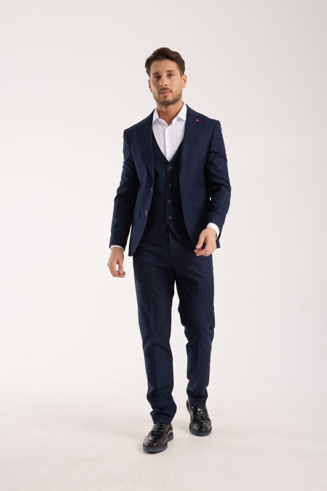 3’lü Takım Elbise - Lacivert